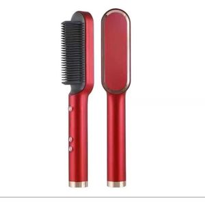 Professionele Stijltang Keramische Elektrische Rechttrekken Baard Borstel Mannen Snelle Verwarming Baard Stijltang Kam Styler