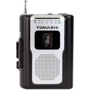 Tomashi F-318A Draagbare Cassettespeler Tape Recorders Fm Am Radio Walkman Met Ingebouwde Luidspreker Voor Nieuws, muziek, Taal Learnin