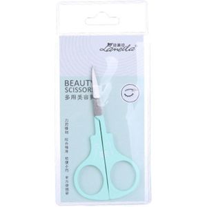 Rvs Nose Hair Schaar Baard Wenkbrauw Gezicht Haren Valse Wimpers Trimmer Schaar Sharp Edge Messen Removal Tools