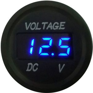 FOCAN Ingang DC 12 v-24 v Led Display Waterdicht Motorfiets Voltmeter Gauge Voltage Meter Led Digitale Voltmeter Voor motorfiets Auto