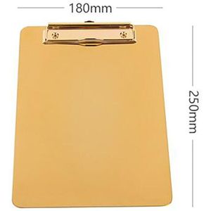 1Pc Metalen Bestand Board Clip Schrijfblok Multifunctionele Menu Map Matten Kantoor Bestanden Klembord Clips, schrijfbord Ondersteuning Houder