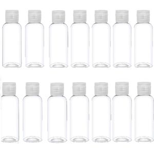 50Pcs 50/60/100Ml Lege Lotion Fles Hervulbare Clear Plastic Kleine Vloeibare Bulk Containers Voor reizen Lotion Shampoo