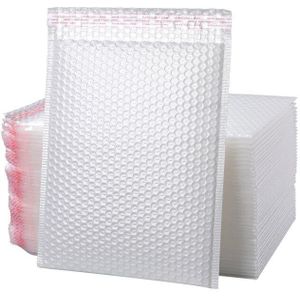 25Pcs 25X30 + 4Cm Bubble Mailers Gevoerde Enveloppen Gevoerd Poly Mailer Shockproof Mailer Waterdicht Mailer Zelf seal Roze