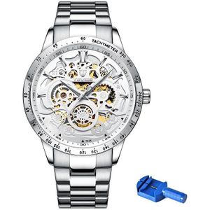 Holle Horloge Man Mechanische Automatische Horloge TEVISE T858 Waterdichte Lichtgevende Handen horloge Mens Casual Man Uur