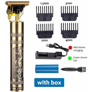 Usb Oplaadbare Elektrische Tondeuse Kaalhoofdige Tondeuse Cordless Scheerapparaat Trimmer Mannen Kapper Haar Snijmachine