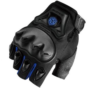 Scoyco MC29D Half Hand Handschoen Motorfiets Beschermende Ademende Vinger Vingerloze Handschoen Anti-Skip Fietsen Grip Motorhandschoenen