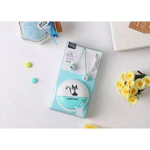 Diid Creatieve Cartoon In-Ear Hoofdtelefoon Kat Praten Met Een Microfoon Headset Stijl Raakte De ID65