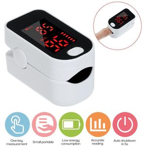 Bloed Zuurstof Vinger Pulse Digitale Vingertop Oximeter Zuurstofverzadiging Meter Vinger Monitor Draagbare Saturatiemeter (Geen Batterij)