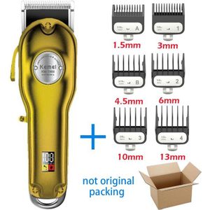 Kemei Tondeuse Snoerloze Haar Snijder Oplaadbare Krachtige Motor Kapper Tondeuse KM-1986