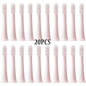 Voor Xiaomi T100 20-50 Stukken Geschikt Sonic Elektrische Tandenborstel Schoonmaken/Gezondheid/Zachte Vacuüm Dupont Vervanging Borstel hoofd