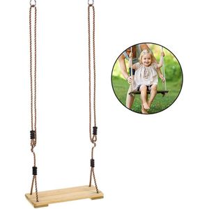 Voor 150Kg Hangmat Kinderen Volwassen Boom Speeltuin Park Sterke Indoor Outdoor 4Pc Board Verstelbare Touw Houten Schommel opknoping