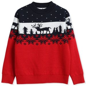 Kerst Xmas Trui Winter Warm Kid Jongens Truien Lente Herfst Jongen Gebreide Jacquard Herten Trui