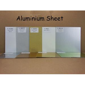 10 vellen 0.7mm A5 Leeg Sublimatie Metalen Plaat Aluminium plaat Naam Card Printing Sublimatie Inkt Transfer DIY Craft