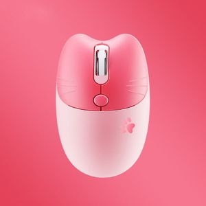 2.4G Usb Draadloze Muis Leuke Cartoon Roze Mini Muis 1600Dpi Optische Computer Mause Kantoor Ergonomische Stille Muizen Voor meisjes