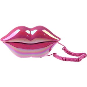 Levendige Marilyn Monroe Amarant Glossy Sexy Lippen Kus Draadgebonden telefoon Telefoon