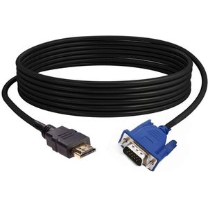 1/1.8/3/5M Hdmi Kabel Hdmi Naar Vga Hd Met Audio Adapter Kabel Hdmi Naar Vga Kabel