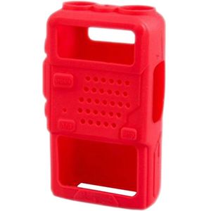 Zachte Siliconen Handheld Cover Shell Soft Case Holster voor Baofeng 5R 5RA R5E 5RB 5RA + 5RE PLUS F8 Zwart geel Blauw Rood Optionele