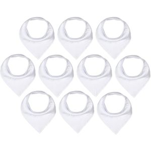 10Pack Baby Bandana Kwijlen Slabbetjes Voor Jongens En Meisjes Super Zachte Unisex Absorberende Katoen Biologisch Bib Set Voor Tandjes en Kwijlen