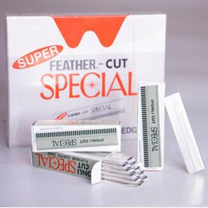 10 Pcs Professionele Haar Snijden Scheermes Wenkbrauw Trimmen Mes Roestvrij Staal Multifunctionele Sharp Brow Mes