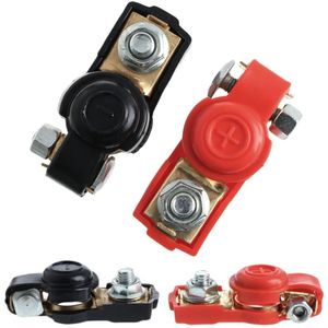 1 Paar Alloy Positieve Nagative Batterij Voertuig Auto Terminal Klem Clips Connector Auto Accessoires