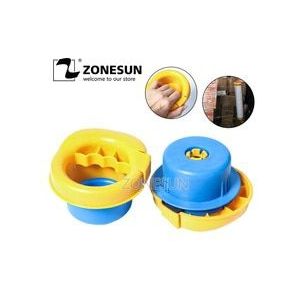 ZONESUN Kleine Hand Stretch PVC Cling Film Wrap Dispenser Met Rem Functie Voedsel Wrap Pallet Film Tool Voor Fabriek Verpakking