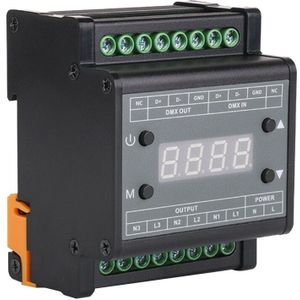Led Dimmer DMX302 Dmx Triac Dimmer Led Helderheid Controller 50Hz/60Hz 3 Kanalen 1A/Channel