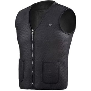 Unisex warming verwarmde vest Verwarmd USB Infrarood Verwarmde Vest Winter Flexibele Elektrische Thermische Kleding Vest Voor Sport Wandelen