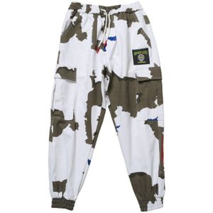 Cargo Broek Plus Size 5XL Hip Hip Streetwear Heren Camouflage Joggers Broek Mannen Katoenen Broek Elastische Taille Harem Broek mannen