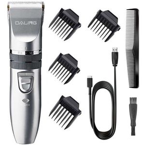 Professionele Oplaadbare Cordless Mannen Elektrische Tondeuse Baard Trimmer Verstelbare Kapsel Machine Usb Krachtige Tondeuse