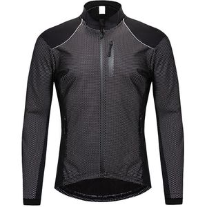 Wosawe Winter Thermische Fleece Vrouwen Fietsen Jas Mannen Warm Mtb Bike Kleding Sportkleding Waterafstotend Sport Jas Windjack