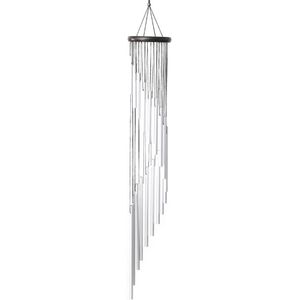 Windgong 35 Inch Goud Zilver 18 Metalen Buizen Aangenaam Geluid Windgong Ornament Dream Catcher Voor Tuin Veranda Kamer decor