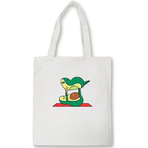 Leuke Avocado Print Herbruikbare Boodschappentas Vrouwen Tassen Printing Eco Tas Cartoon Bolsa De Compras Shopper Schoudertassen