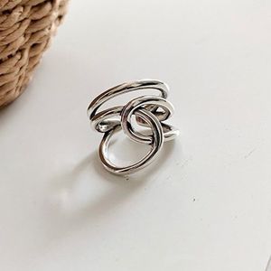 Foxanry 925 Sterling Zilver Verstelbare Ringen Voor Vrouwen Koppels Vintage Handgemaakte Cross Geometrische Verjaardagsfeestje Sieraden