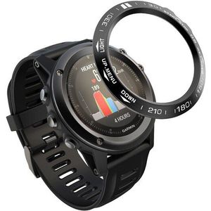 Voor Garmin Fenix 3/3 Hr Stijl Sport Smart Horloge Band Beschermende Accessoires Vervanging Rvs Metalen Cirkel Bezel Ring