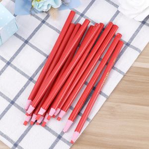 12Pcs Peel-Off Wax Pen Te Verwijderen Marker Voor Keramische Doek Metalen Hout Leer (Rood)
