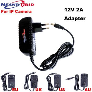 DC Adapter 12 V 2A EU ONS UK AU plug AC 100 V-240 V Converter DC 12 V 2A 2000mA Voeding Europese Plug