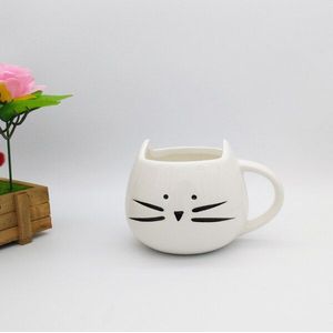 Best Selling Koffie Kopje Witte Kat Animal Milk Cup Keramische Liefhebbers Cup Leuke