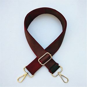 3.8CM Breed Nylon Gestreepte Band Replacment Schoudertas Accessoires Vrouwen Tas Riem Verstelbare Lange Handtas Riem Handvat