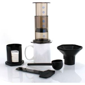 Filter Glas Espresso Koffiezetapparaat Draagbare Cafe Franse Pers Cafecoffee Pot Voor Aeropress Machine
