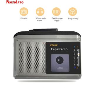 Ezcap233 Persoonlijke Am Fm Radio Muziek Cassette Speler Met 3.5Mm Audio Cassette Tapes Speler Converteren Naar Mp3 Spelers converter