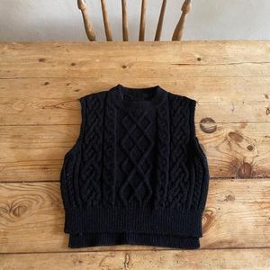 Baby Meisje Truien Mouwloze Truien Herfst Jongens Katoenen Vest Jas Effen Twist Knit Vest Peuter Trui Bovenkleding 0-3Y