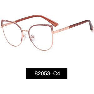 Hotony Blauw Licht Blokkeren Brilmontuur Vrouwen Mode Legering Brillen Optische UV400 Recept Vrouwelijke Bril