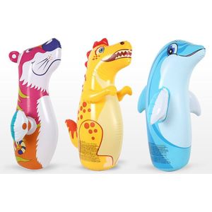 3D Opblaasbare Dinasour Speelgoed Voor Kinderen Jongens Bop Bag/Bokszak Interactieve Grote Tumbler Speelgoed Kid
