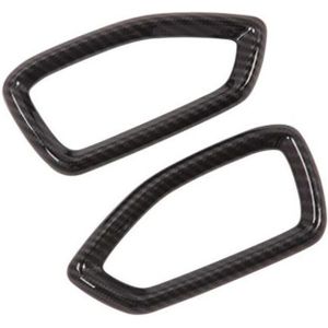 Carbon Fiber Air Vent Outlet Cover Trim Front Airconditioner Outlet Frame Auto-accessoires Voor Hyundai Santa Fe +