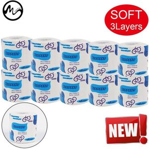 Minch Dikker Toiletpapier Zachte Tissue 20 Rolls/Pack 3 Ply Papier Badkamer Sterilisatie Voor Keuken Bad Huishouden Hotel