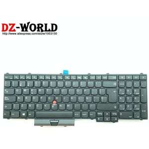 Originele LAS ES Spaans Laptop Toetsenbord voor Lenovo Thinkpad P50 P70 Teclado 00PA339 SN20H35166 00PA257