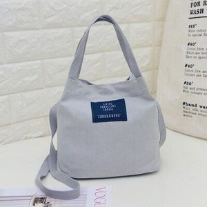 Soft Canvas Tas Grote Capaciteit Vrouwen Boodschappentas Dames Dagelijks Gebruik Handtassen Mini Toevallige Strandtas Tote