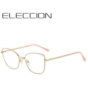 Eleccion Legering Vrouwen Brillen Ondersteuning Recept Brilmontuur Originele Anti Blue Ray Computer Eyewear UV400