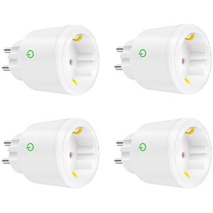 Smart Plug 16A Wifi Smart Socket Tuya Smart Leven App Eu Wifi Plug Werk Met Alexa Google Thuis