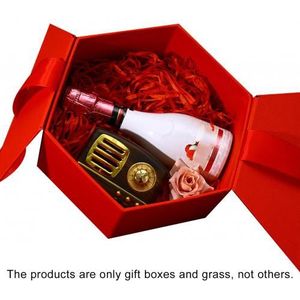 Strik Zeshoekige Geschenkdoos Bruiloft Snoep Houder Verjaardagsfeestje Verpakking Case